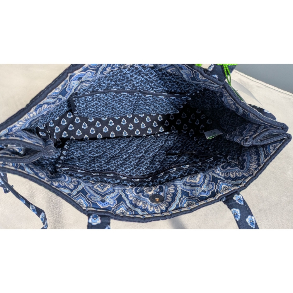 Vera Bradley Tie Tote Nantucket Navy - Picture 5 of 12